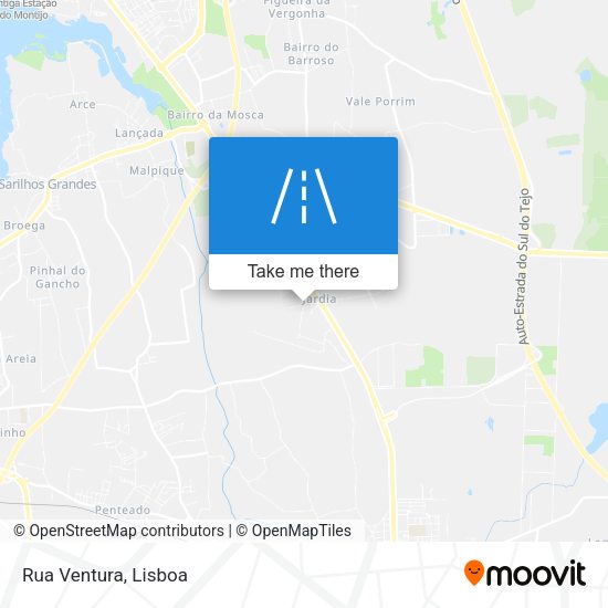 Rua Ventura mapa