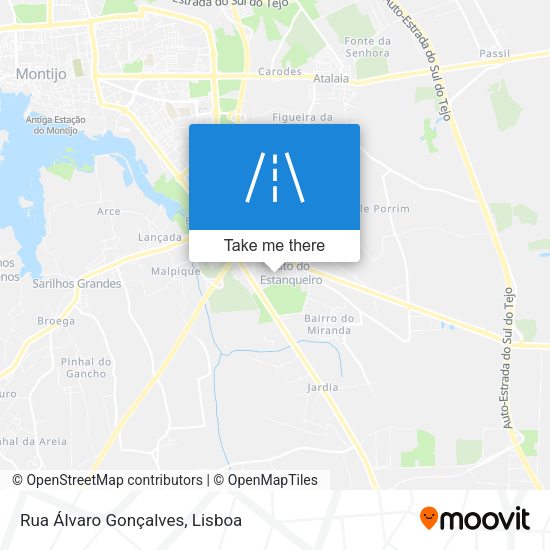Rua Álvaro Gonçalves mapa