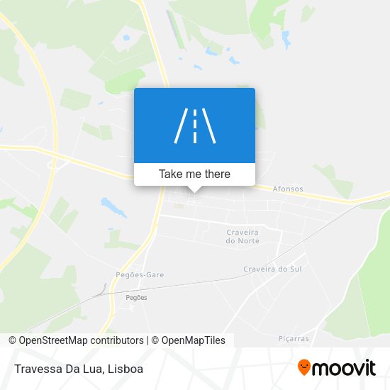 Travessa Da Lua mapa