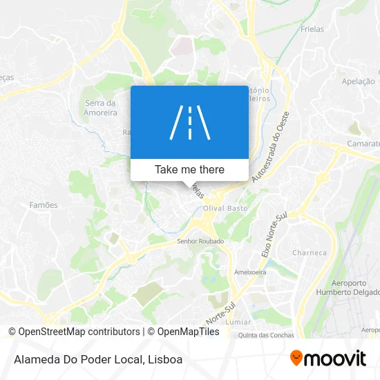 Alameda Do Poder Local map