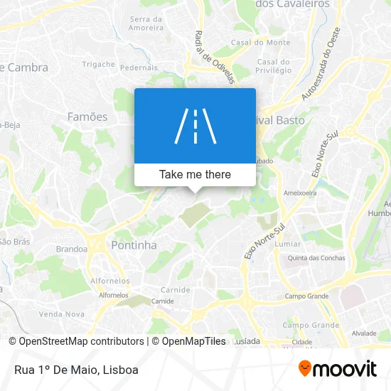 Rua 1º De Maio map