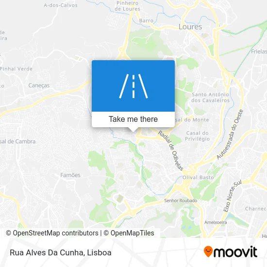 Rua Alves Da Cunha map