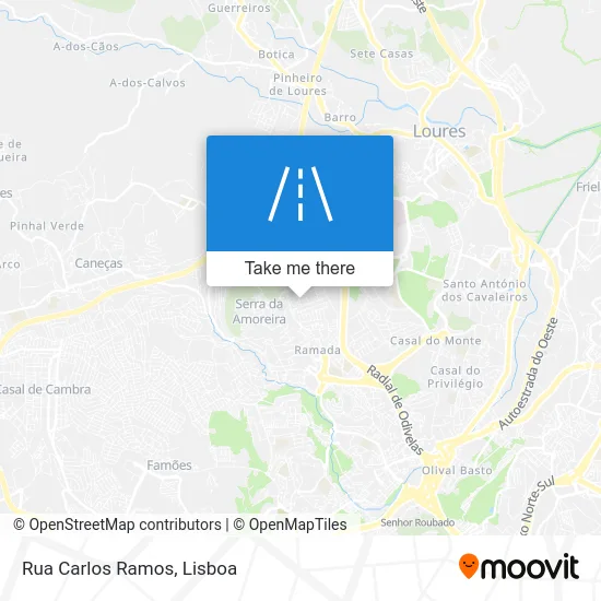 Rua Carlos Ramos map