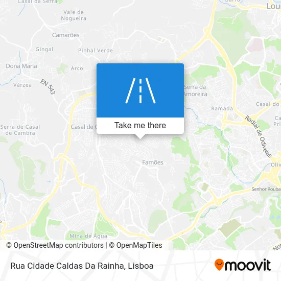 Rua Cidade Caldas Da Rainha map