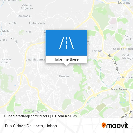 Rua Cidade Da Horta map