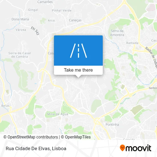 Rua Cidade De Elvas map