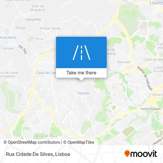 Rua Cidade De Silves map