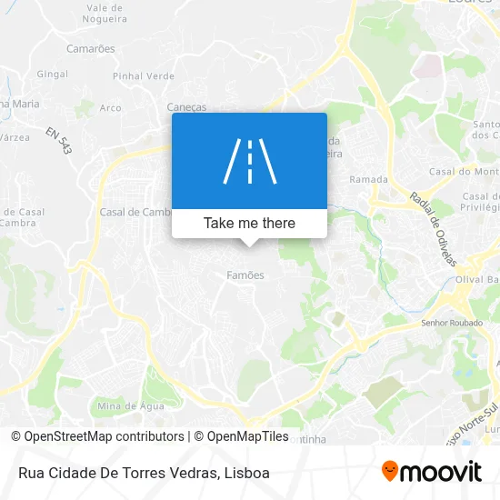 Rua Cidade De Torres Vedras map