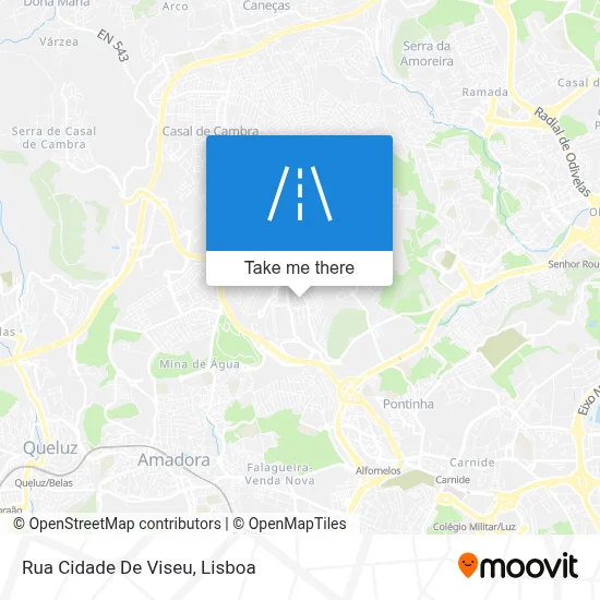 Rua Cidade De Viseu map