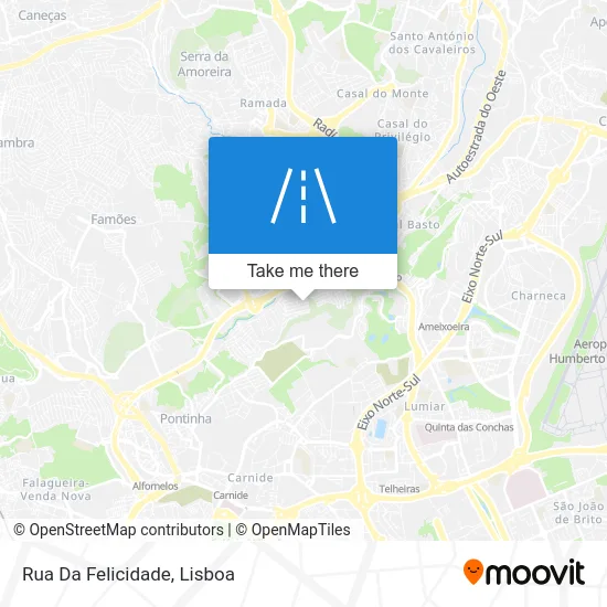 Rua Da Felicidade map