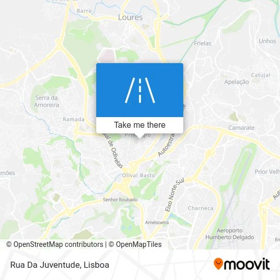 Rua Da Juventude map