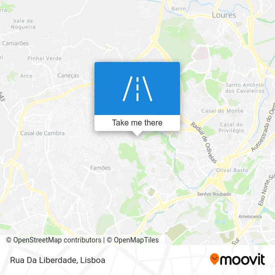 Rua Da Liberdade map