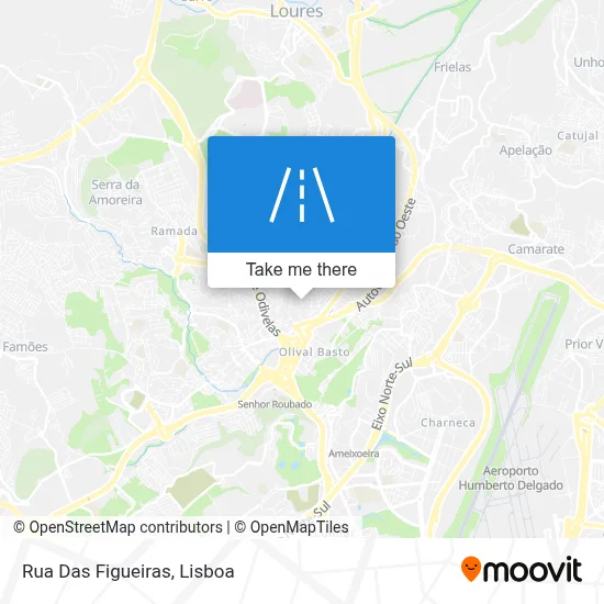 Rua Das Figueiras map