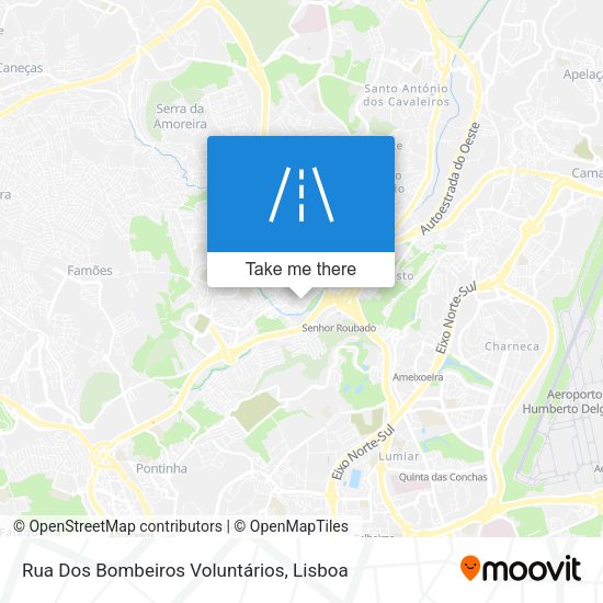 Rua Dos Bombeiros Voluntários map