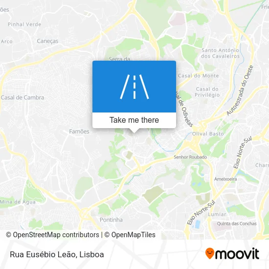 Rua Eusébio Leão map