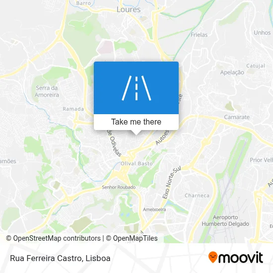 Rua Ferreira Castro map