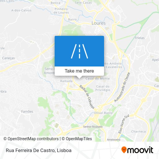 Rua Ferreira De Castro map