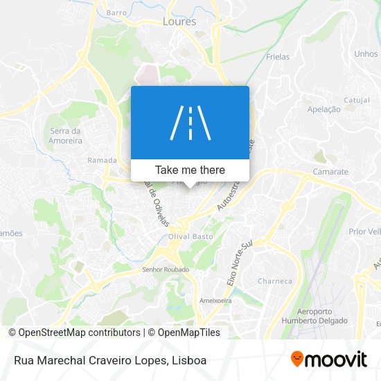 Rua Marechal Craveiro Lopes map