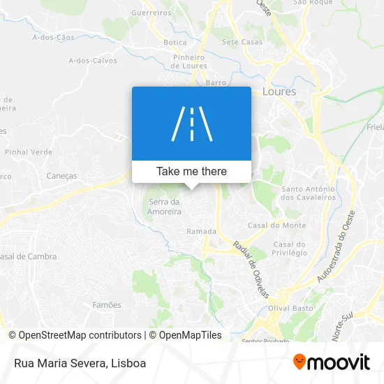Rua Maria Severa map