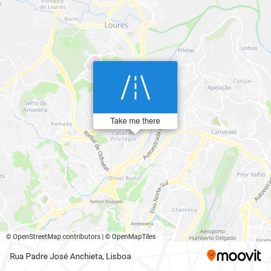 Rua Padre José Anchieta map