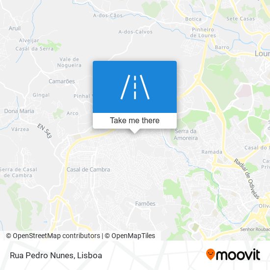 Rua Pedro Nunes mapa