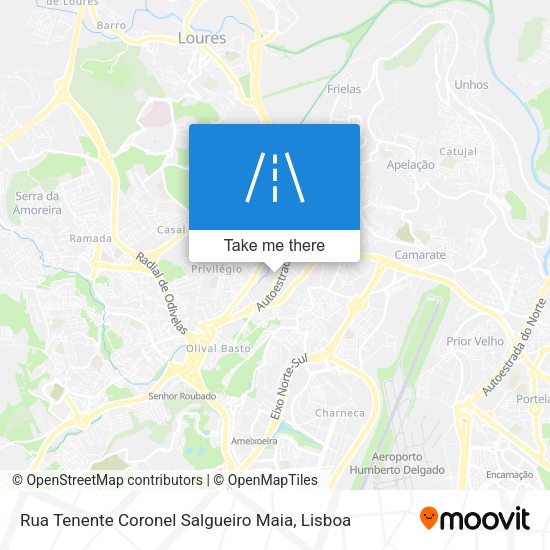 Rua Tenente Coronel Salgueiro Maia map