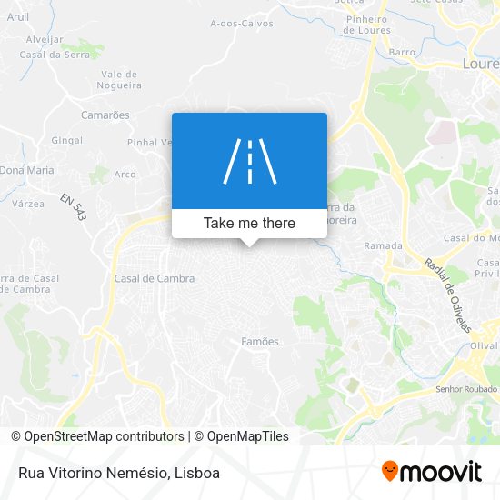 Rua Vitorino Nemésio map