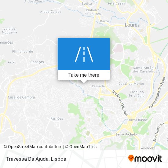 Travessa Da Ajuda map