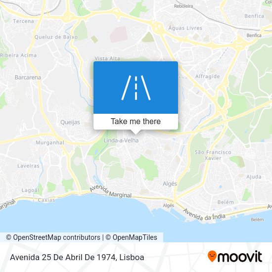 Avenida 25 De Abril De 1974 map