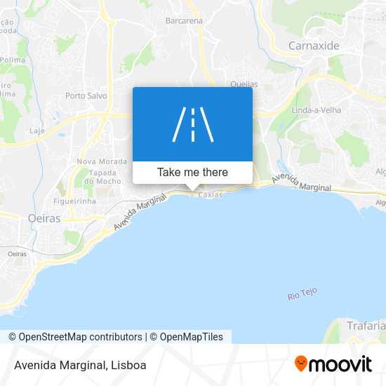 Avenida Marginal mapa