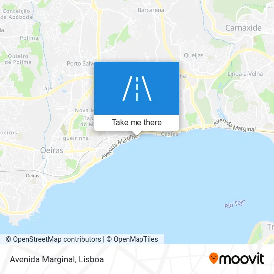 Avenida Marginal map