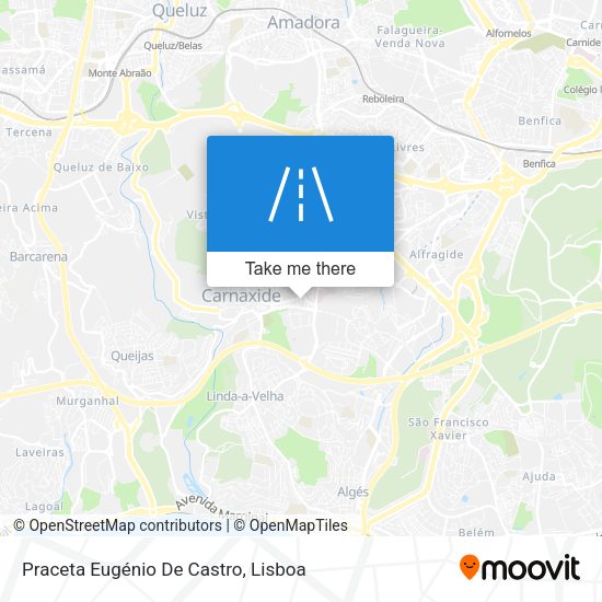Praceta Eugénio De Castro map