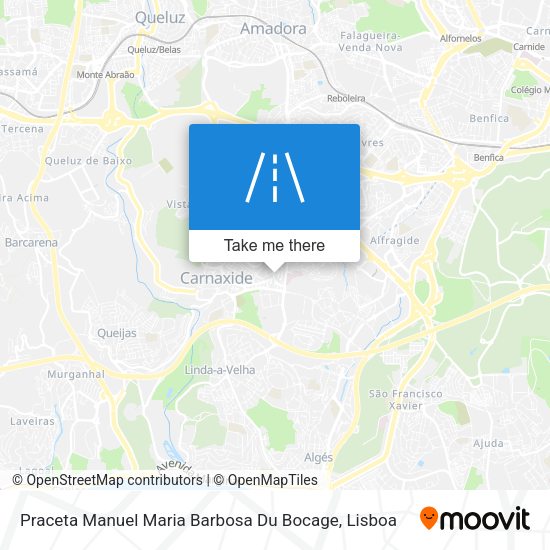 Praceta Manuel Maria Barbosa Du Bocage map