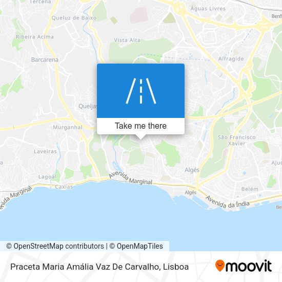 Praceta Maria Amália Vaz De Carvalho map