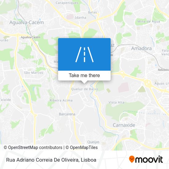 Rua Adriano Correia De Oliveira mapa