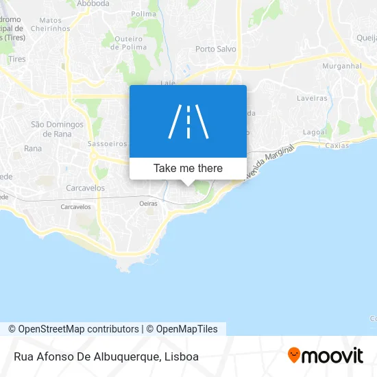 Rua Afonso De Albuquerque map