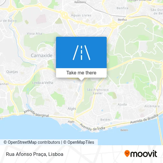 Rua Afonso Praça map