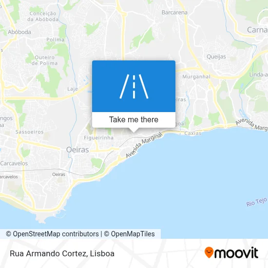 Rua Armando Cortez map