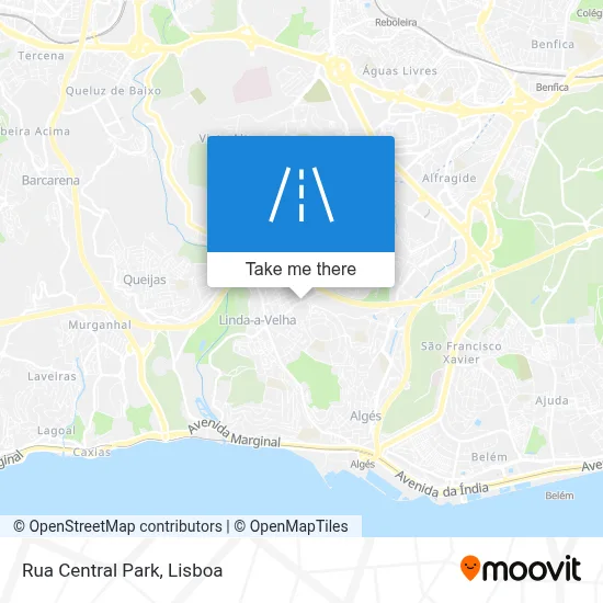 Rua Central Park map