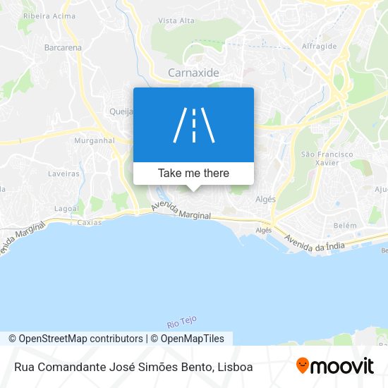Rua Comandante José Simões Bento map