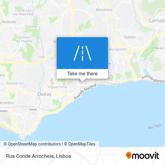 Rua Conde Arrochela map