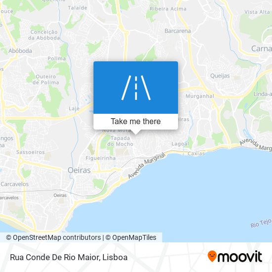 Rua Conde De Rio Maior mapa