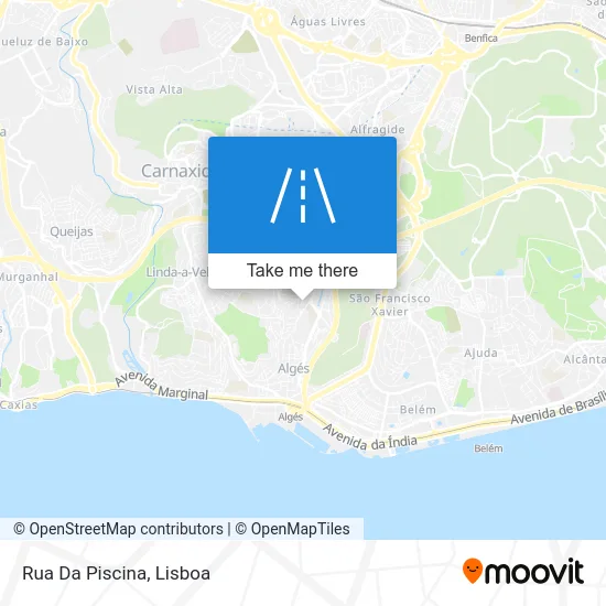 Rua Da Piscina map