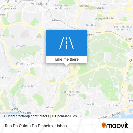 Rua Da Quinta Do Pinheiro map