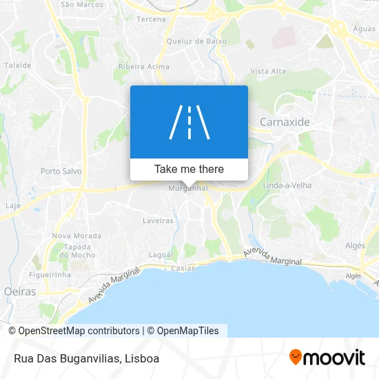 Rua Das Buganvilias map