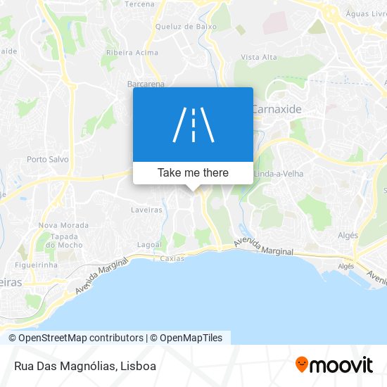 Rua Das Magnólias map