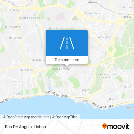 Rua De Angola map