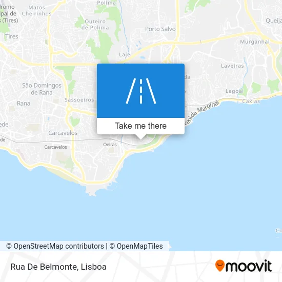 Rua De Belmonte map