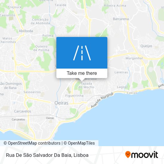 Rua De São Salvador Da Baia mapa