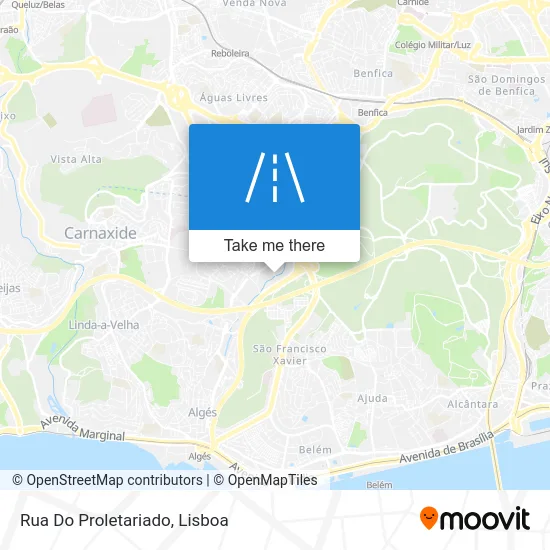 Rua Do Proletariado map